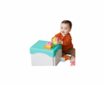 Infantino Super Soft Building Block Activity Station - Image 