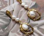 Fresh-Water Pearls Earrings - Image 