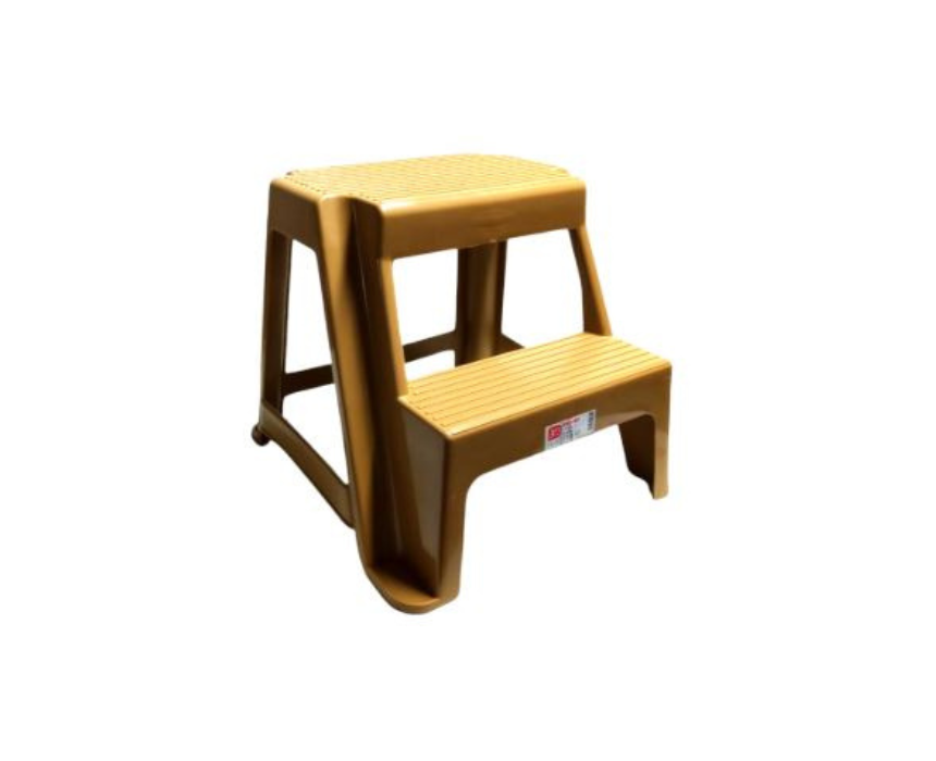 42 Escabeau Two Steps Ladder in Beige - Image 1