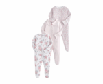 Long Sleeve Sleepsuits Pack of 3 - Image 