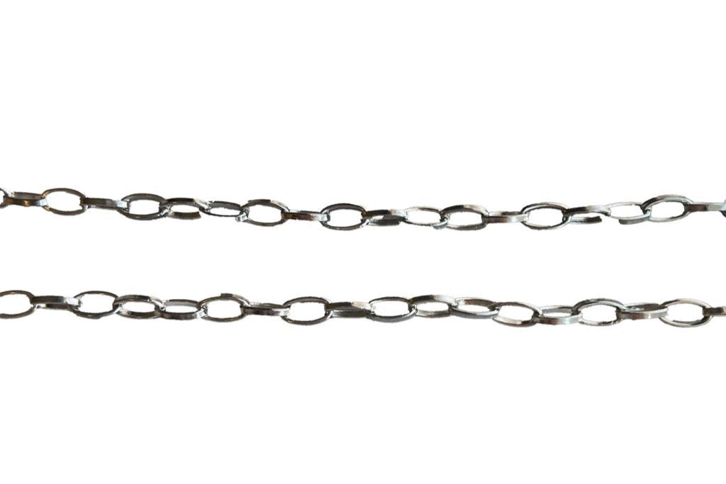 Silver stainless chain