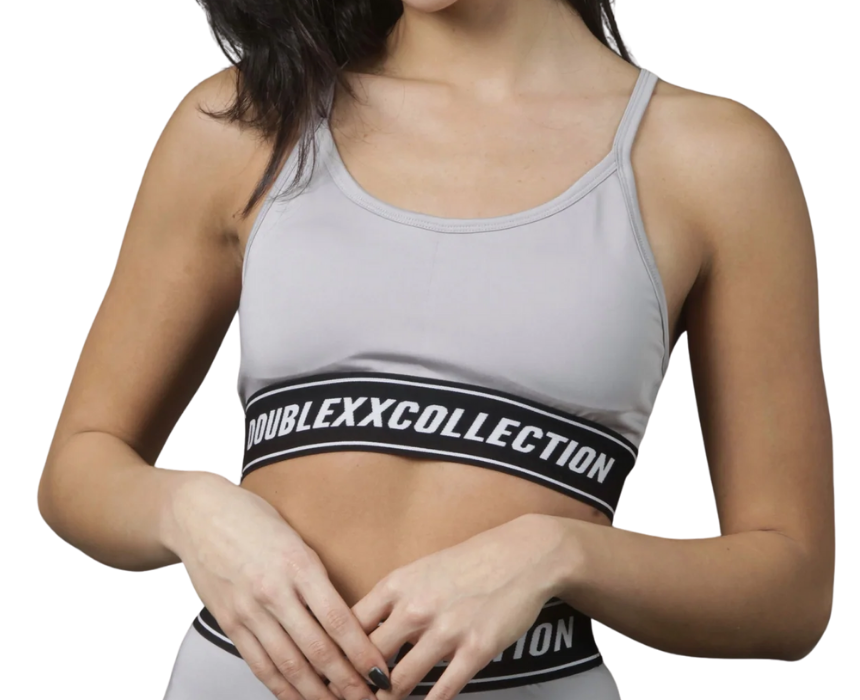 44 Sports Bra SB2 in Silver - Image 1