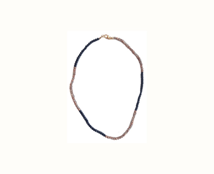 49 Navy and Bronze Crystals - Image 1