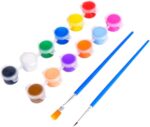 Soft Curve – Small Oval Tray - MBS / Paint Set / 12 Colors + 2 Brushes