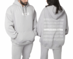 DXXC Hoodie in Silver Grey - Image 