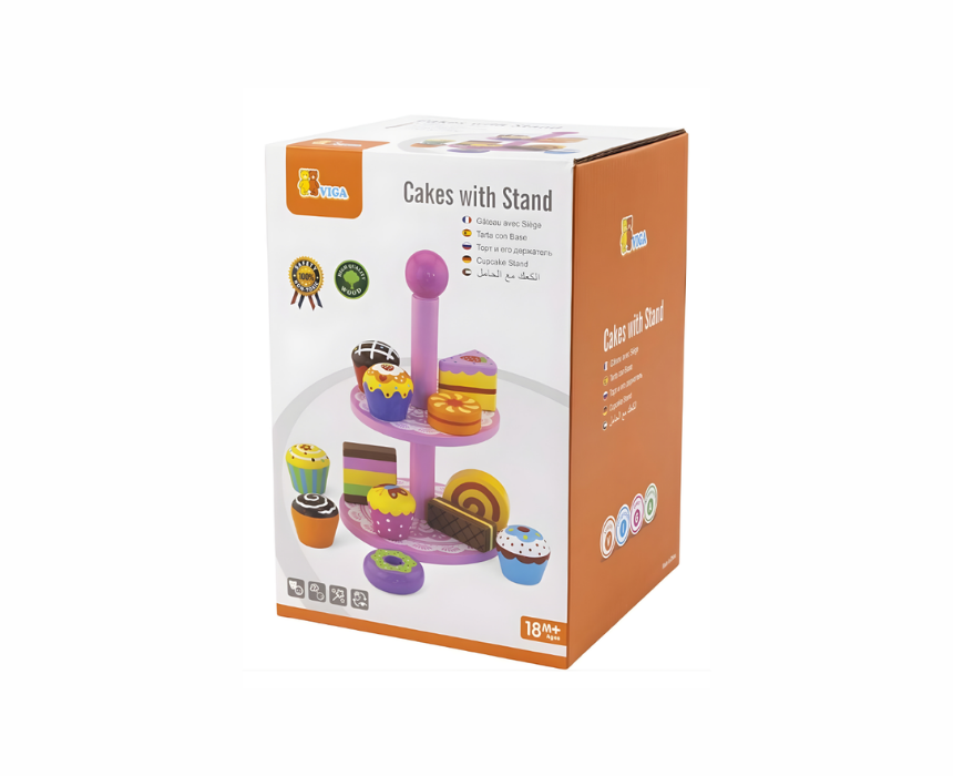 69 Cake with Stand - Image 1