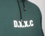 DXXC Hoodie in Dark Teal Green - Image 
