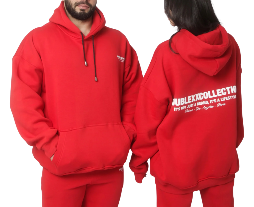84 Classic Hoodie in Red - Image 1