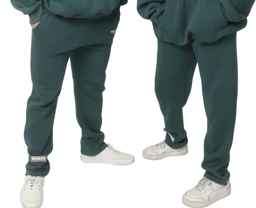 99 Classic Sweatpants in Dark Teal Green - Image 1