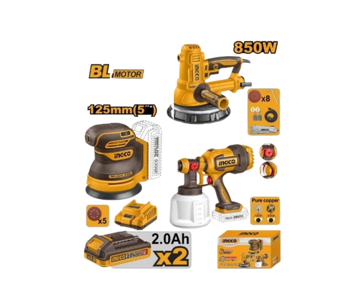 Sander and Spray Gun - Image 1