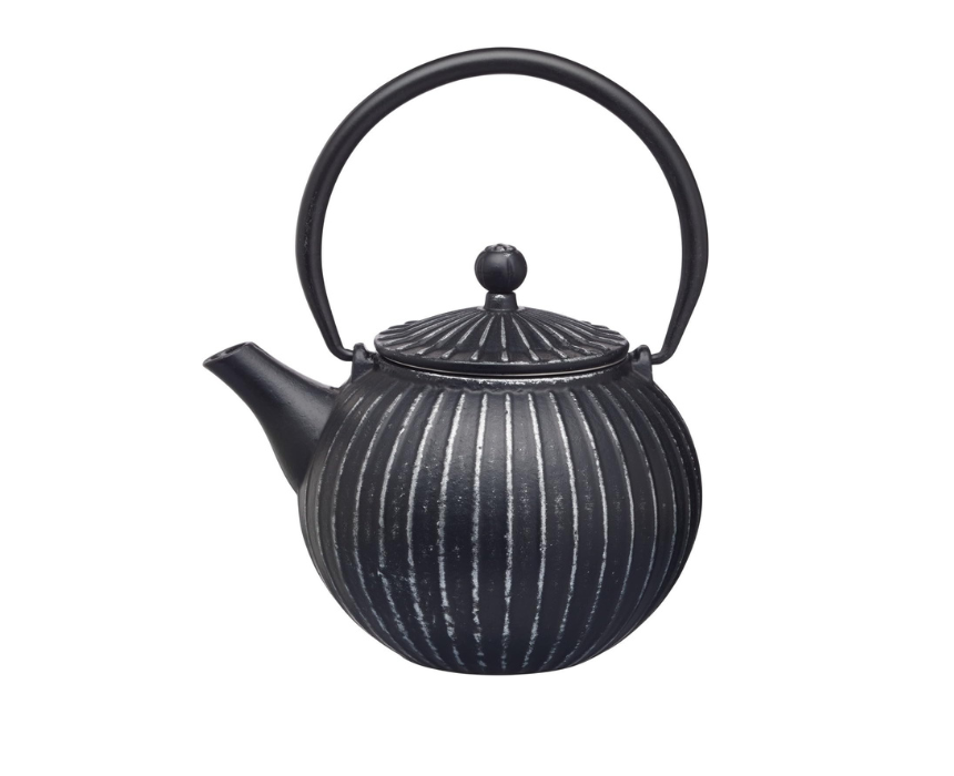 Cast Iron Teapot Infuser 600ml Black Cast Iron Teapot Infuser 600ml Black - Image 1