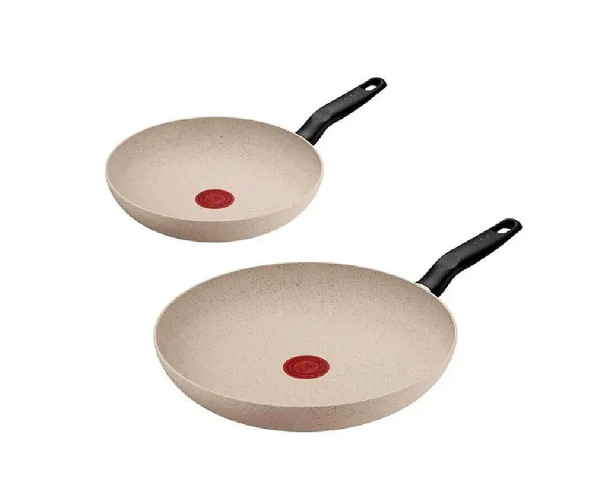 Frypan Set 24cm 28cm Induction in Beige Frypan Set 24cm 28cm Induction in Beige - Image 1
