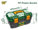 Jadever 16" Plastic Tool Box - Image 