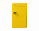 Retro Fridge 90L in Yellow - Image 