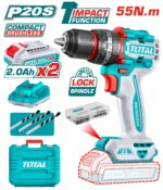 Total 20V Compact Brushless Impact Drill 55n.m - Image 