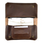 Tobacco Pouch – Hand-Stitched Leather Tobacco Pouch - Image 