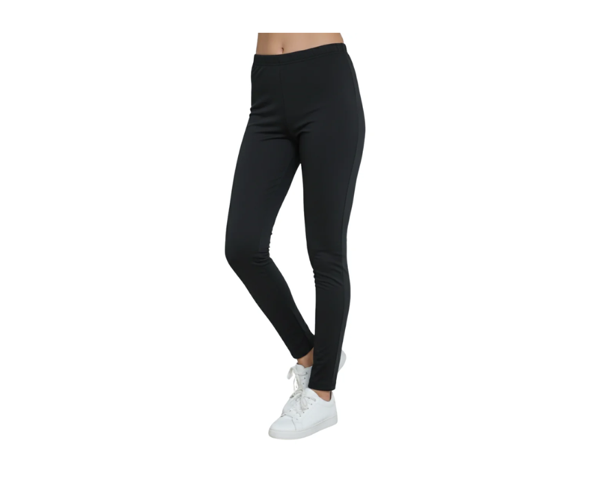 Untitled design (1) Black High Waist Legging - Image 1