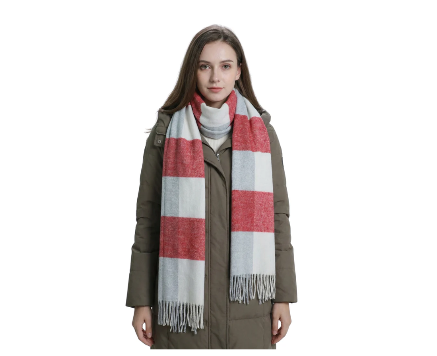 Untitled design (1) Multicolored Warm stylish Scarf - Image 1