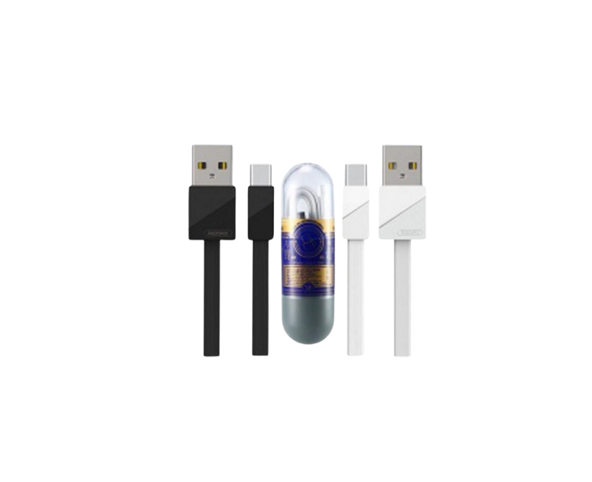 Untitled design Usb Cable 2.1 To Type C 1M Black Rc 105A - Image 1