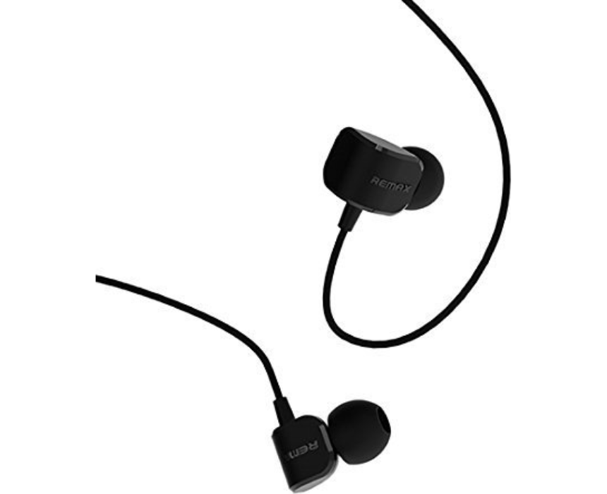 Untitled design Wired Earphone Crazy Robot Black Rm 502 - Image 1