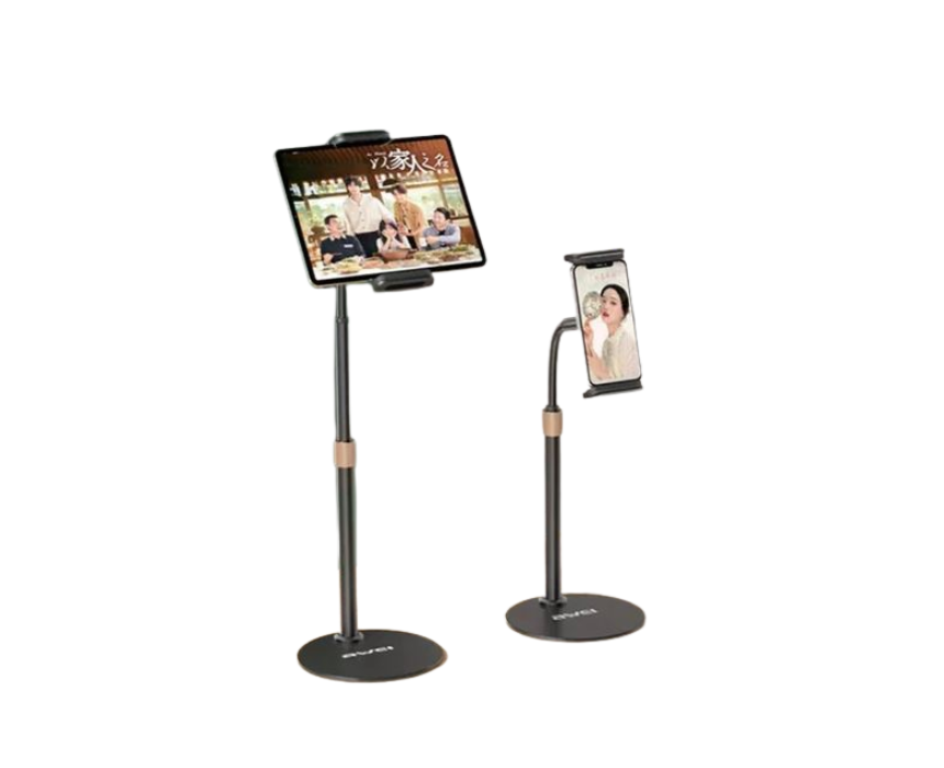 Untitled design Universal Tablet And Mobile Holder Up To 43Cm For Table Black X18 - Image 1