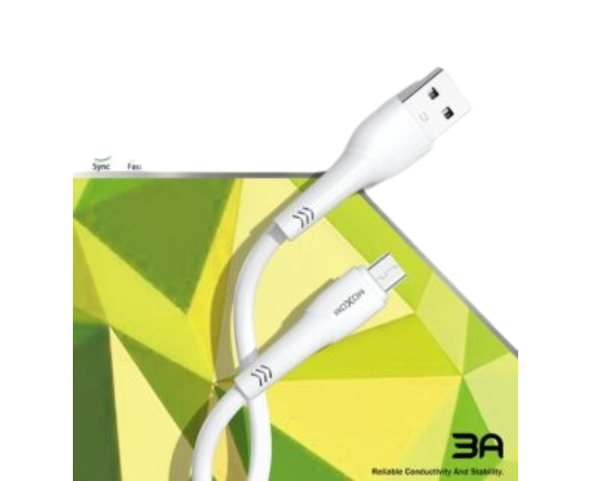 Untitled design (12) Moxom USB to Micro USB Fast Data Cable 3A - Image 1