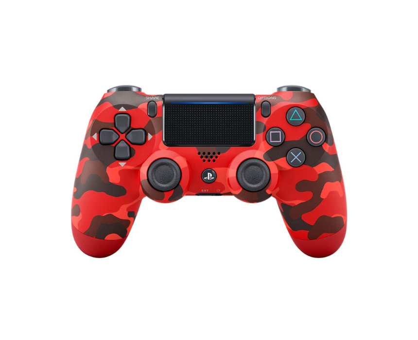 Untitled design (12) Wireless PS4 Controller in Red Camo - Image 1