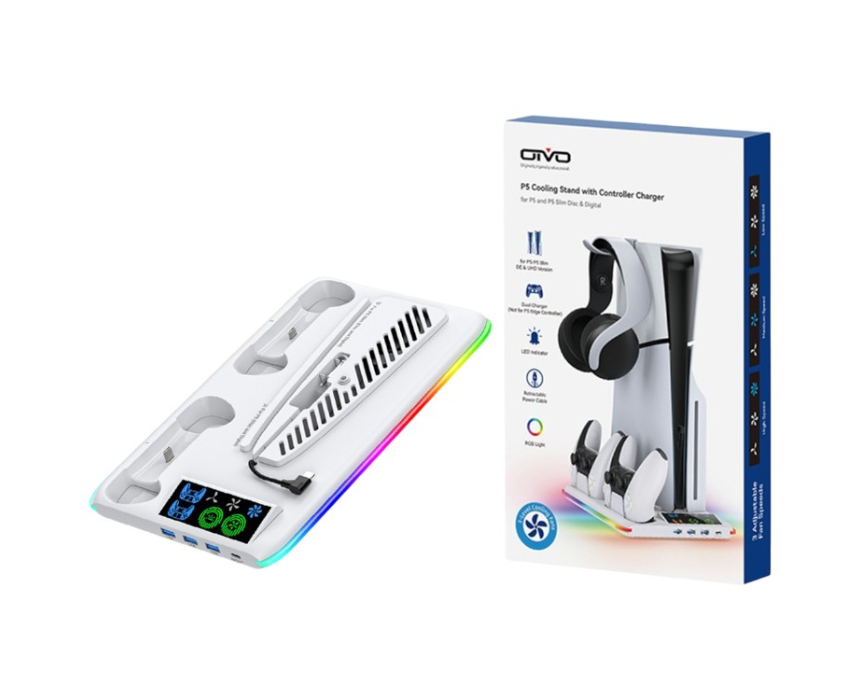 Untitled design Oivo Cooling Stand Plus Controller Charger - Image 1