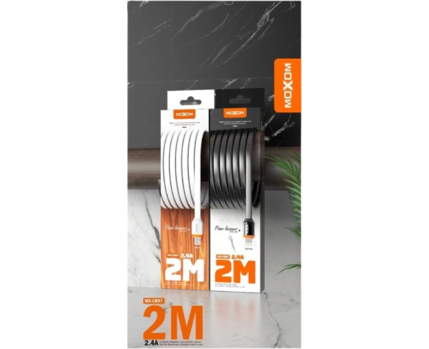 Untitled design (18) Moxom Piano Lacquer Data Cable MX CB97 - Image 1