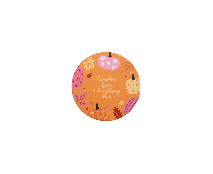 Untitled design - 2026-01-15T104557.979 Pumpkin Spice Coaster Orange - Image 1