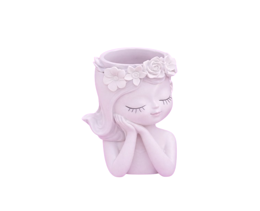 Untitled design (27) Girl Flower Pot - Image 1