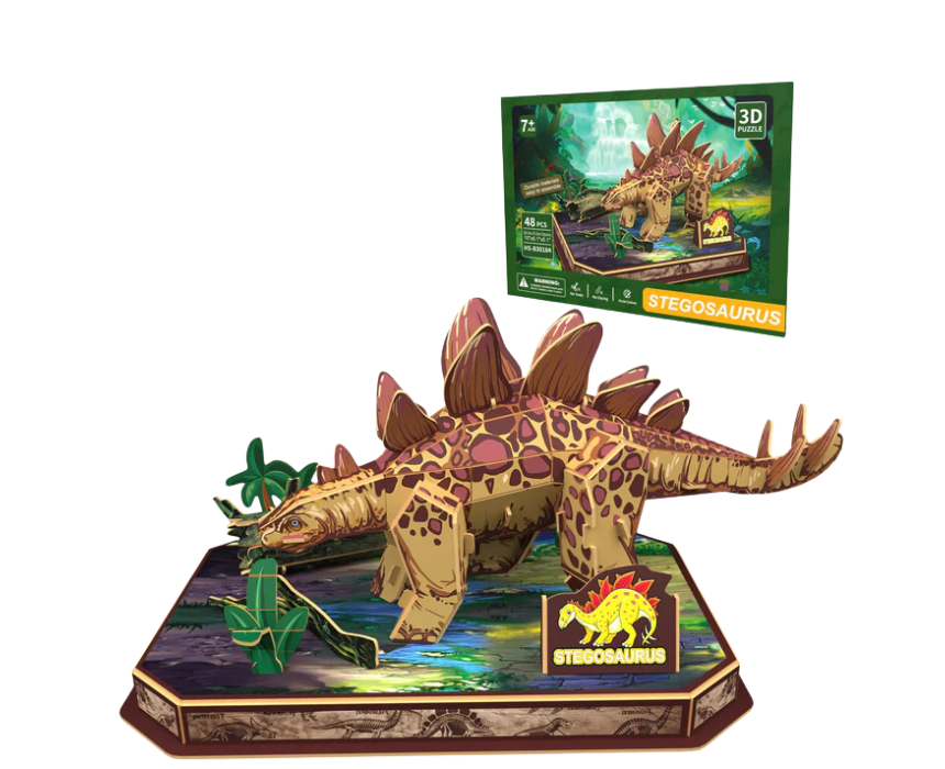 Untitled design Stegosaurus 3D Puzzle - Image 1