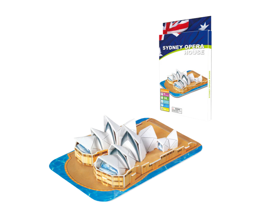 Untitled design Sydney Opera 3D Puzzle Small - Image 1