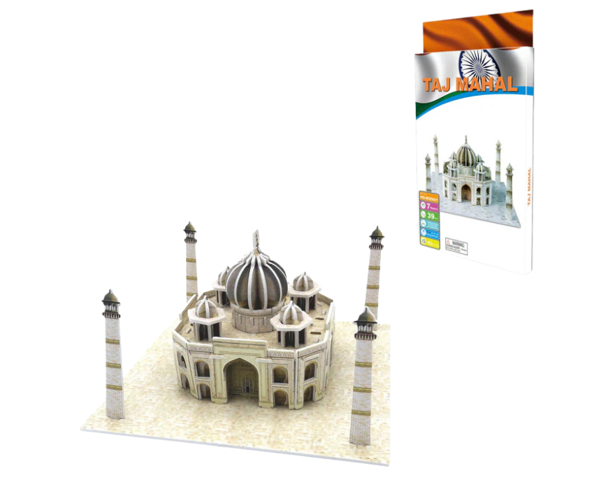 Untitled design Taj Mahal 3D Puzzle Small - Image 1