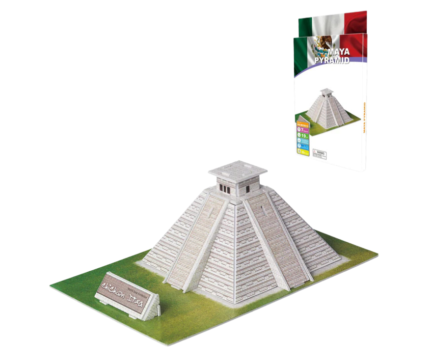 Untitled design Mesoamerican Pyramid 3D Puzzle Small - Image 1