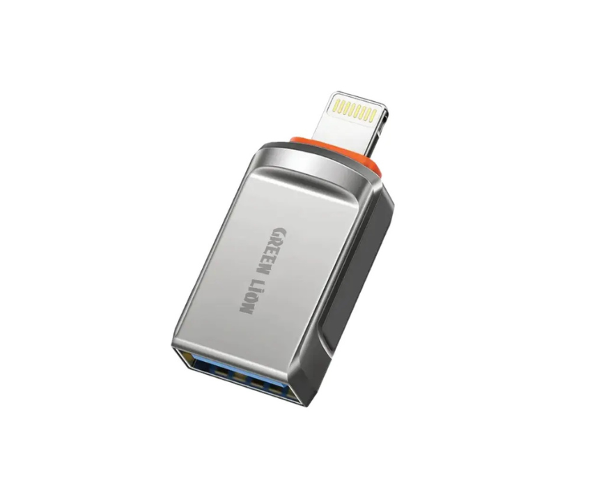 Untitled design Otg Adapter Usb A To Lightning Grey GNOTGALTGY - Image 1