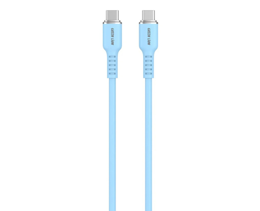 Untitled design USB C to USB C Silicone Cable Blue GNSILNTTCBL - Image 1