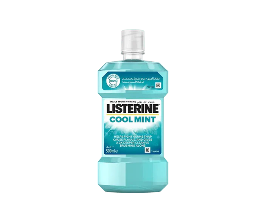 Listerine Cool Mint Mouthwash 500ml - Image 1