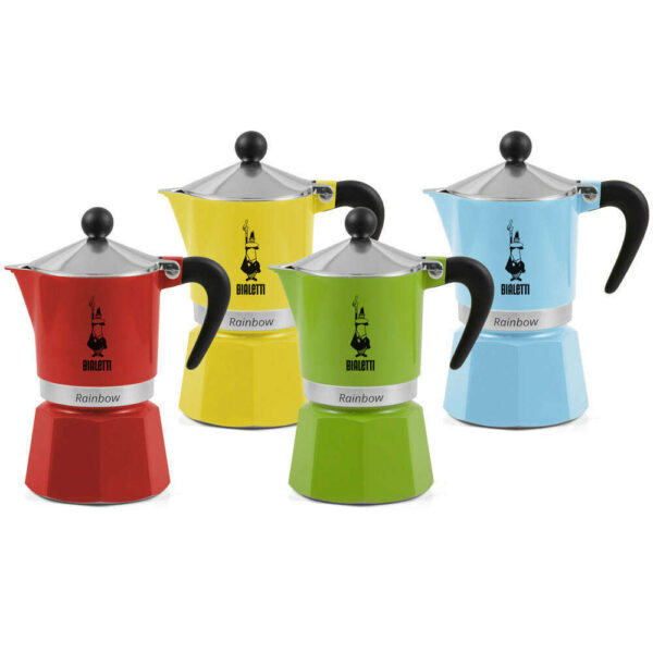 Rainbow Collection, Aluminum Espresso Maker