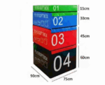 Soft Plyometric Jump Box Set of 4 cubes - Image 