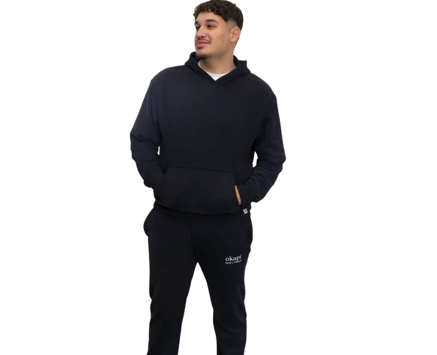 1 Canopy Hoodie in Black - Image 1
