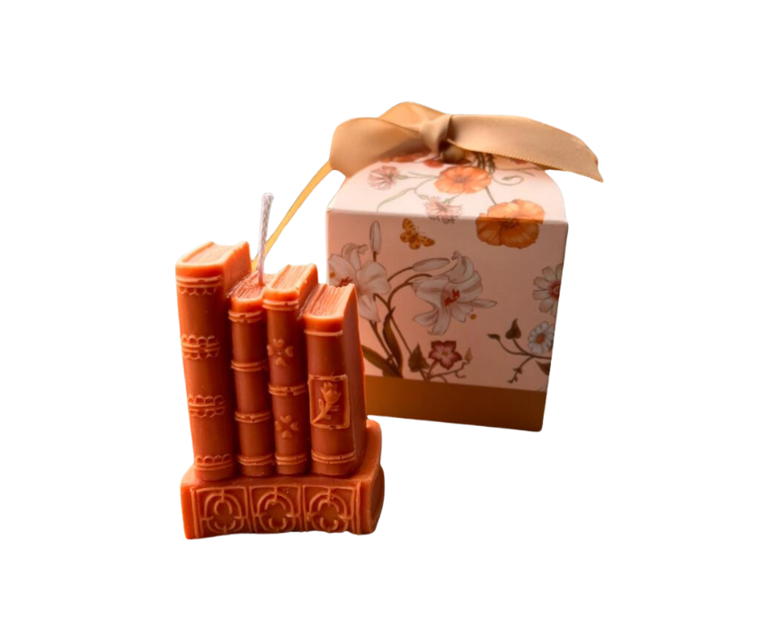 1 Mini Book Candle - Image 1