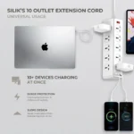 Extension Cord (10 outlets, 5USB-A, 1 USB-C) - Image 