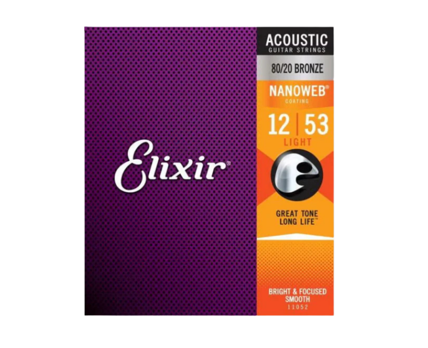 101 Elixir Nanoweb Bronze Acoustic Strings 12 to 53 - Image 1