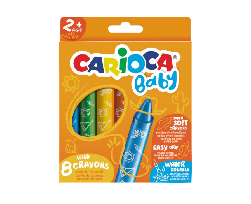 102 Carioca Baby Crayons 2 and Set of 8 - Image 1