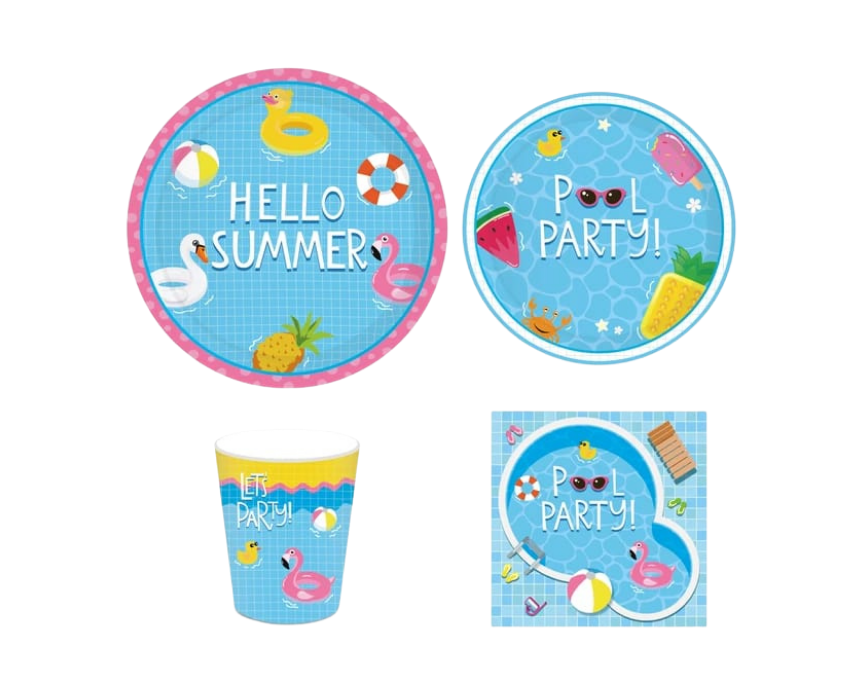 103 Pool Party Paper Set - Image 1