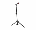 Adjustable Guitar Stand with Bag Hanger - Image 