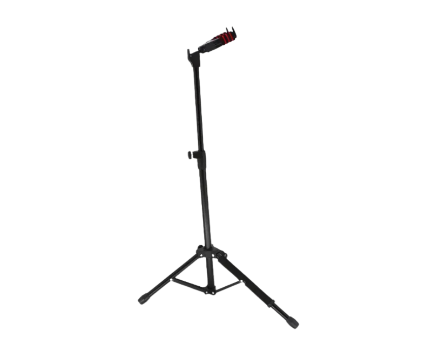 118 Adjustable Guitar Stand with Bag Hanger - Image 1