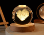 Heart Crystal Led Lamp - Image 