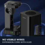 Tower Extension Cord (4 Outlets, 4 USB Ports, & Wireless Charger) - Image 